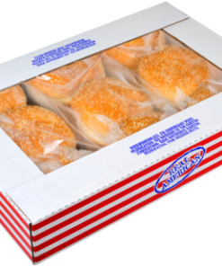 HAMBURGER BUN WITH SESAME, PRE-SLICED, FROZEN