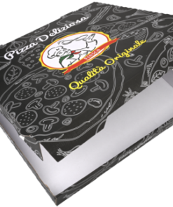 PIZZA BOX DELIZIOSA 45X45X5CM, FR., KRAFT