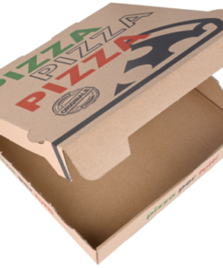 PIZZABOX 'ITALIA' 26X26X4CM, KRAFT/KRAFT BROWN