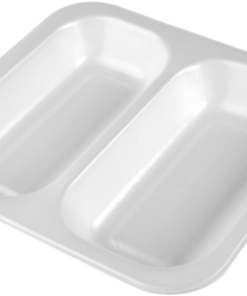 SEAL BOWLS SECTIONED IN 2, 605 WHITE