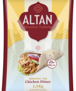 DÖNER KEBAB CHICKEN SLICED, HALAL, FROZEN