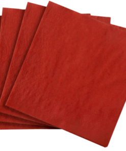 NAPKINS 33X33CM 3-LAYER, VELVET BORDEAUX RED