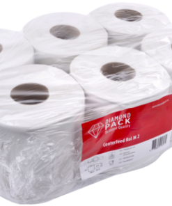 CLEANING ROLL 19CM 2-LG WHITE