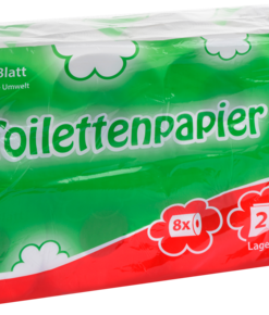 TOILET PAPER 250 SHEETS, TWO-PLY